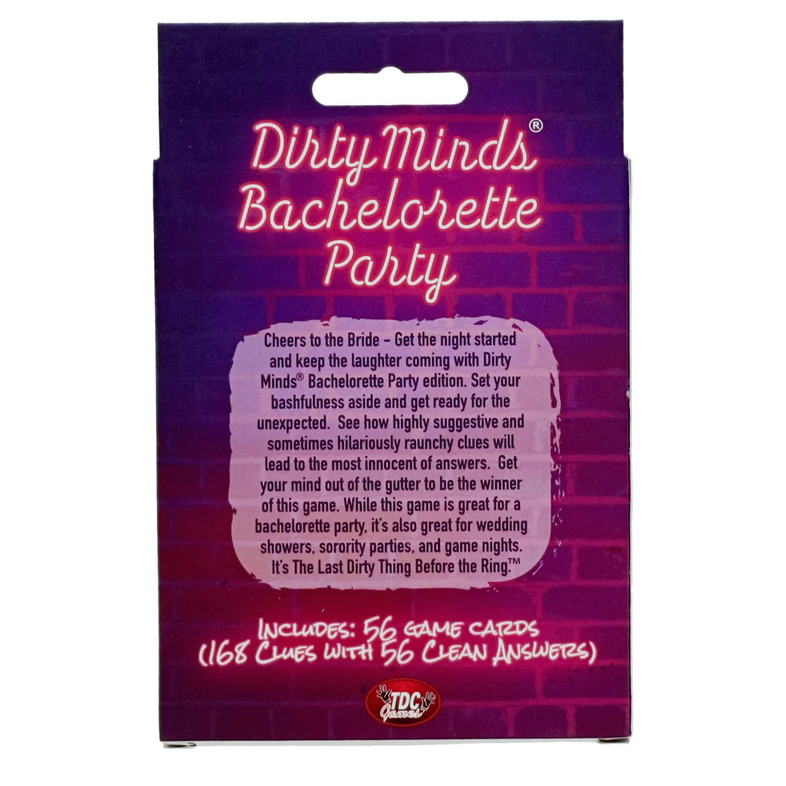 Game - Dirty Minds Bachelorette