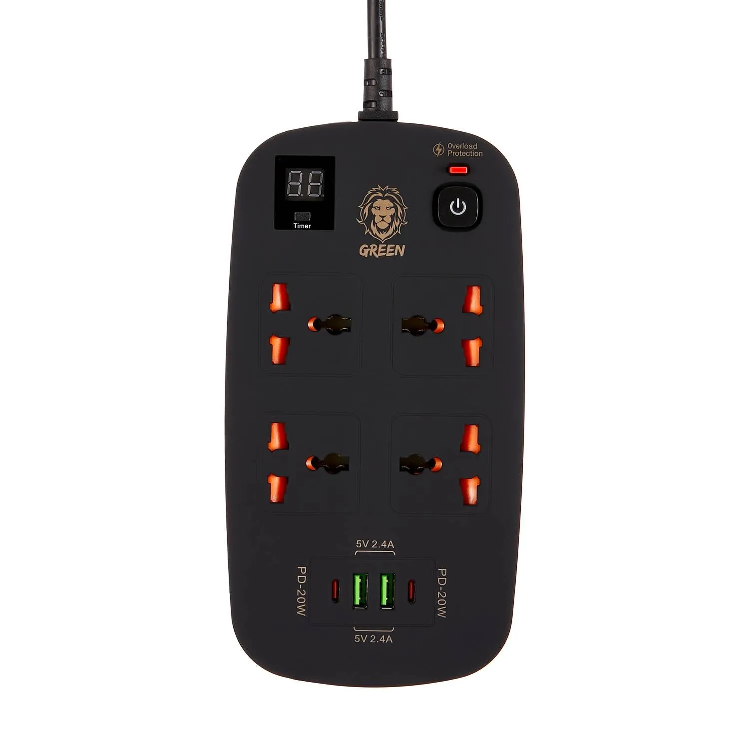 GREEN LION POWER SOCKET 40W 3M CABLE LENGTH