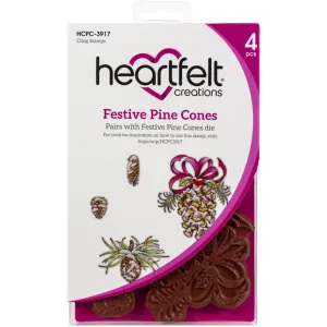 Heartfelt Creations Cling Rubber Stamp Set - Festive Pine, Snowy Pines*