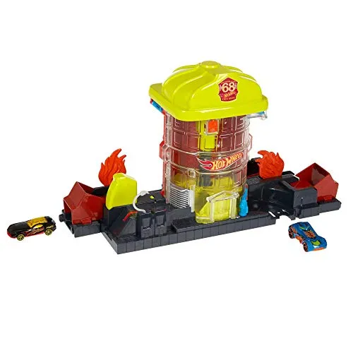 Hot Wheels City Super Stunt Skate Park Play Set
