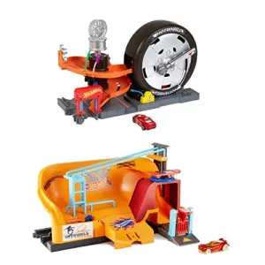Hot Wheels City Super Stunt Skate Park Play Set