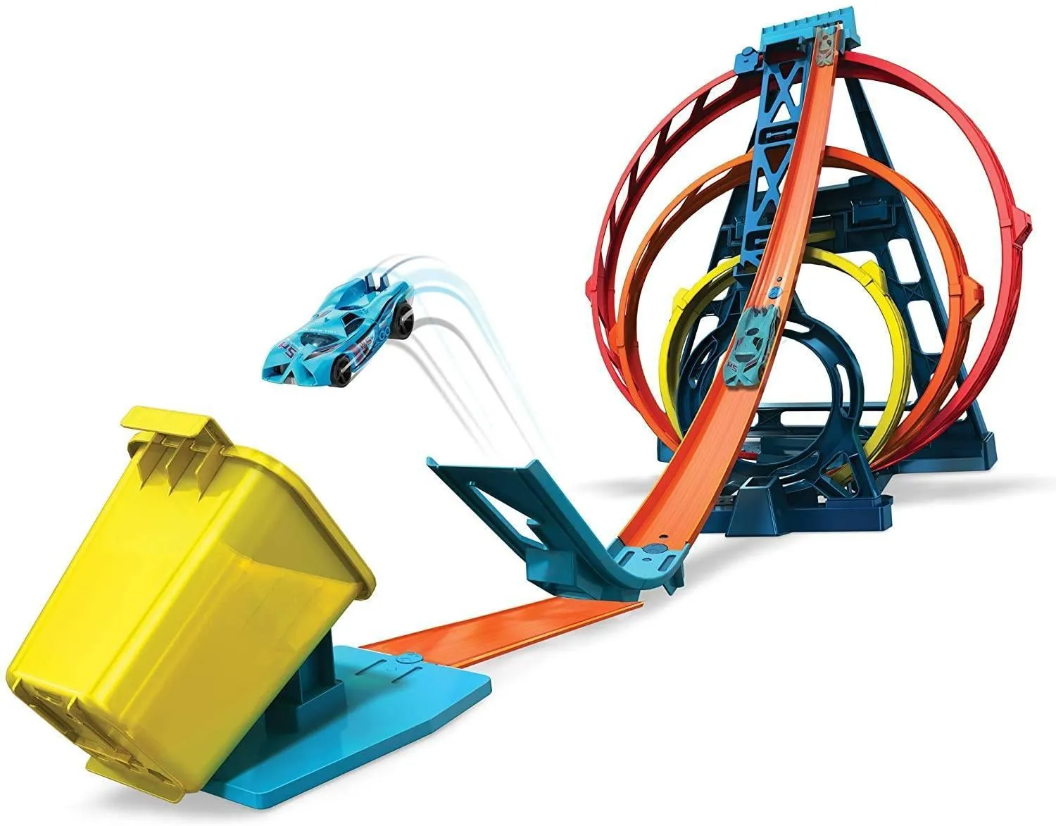 Hot Wheels GLC96 Track Builder Unlimited Triple Loop Kit