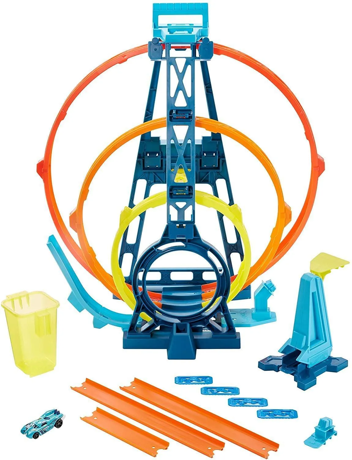 Hot Wheels GLC96 Track Builder Unlimited Triple Loop Kit