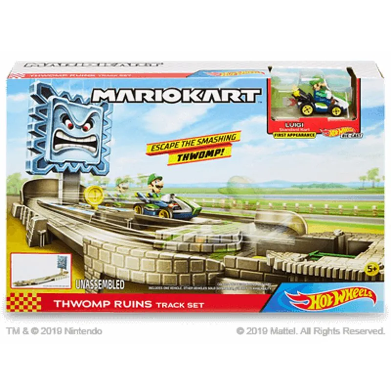 Hot Wheels Mario Kart Thwomp Set