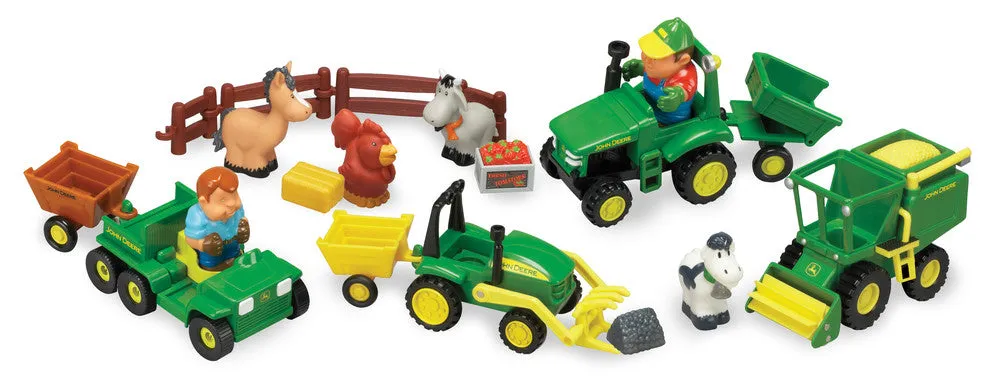 John Deere 20-Piece 1st Farming Fun Playset Toy