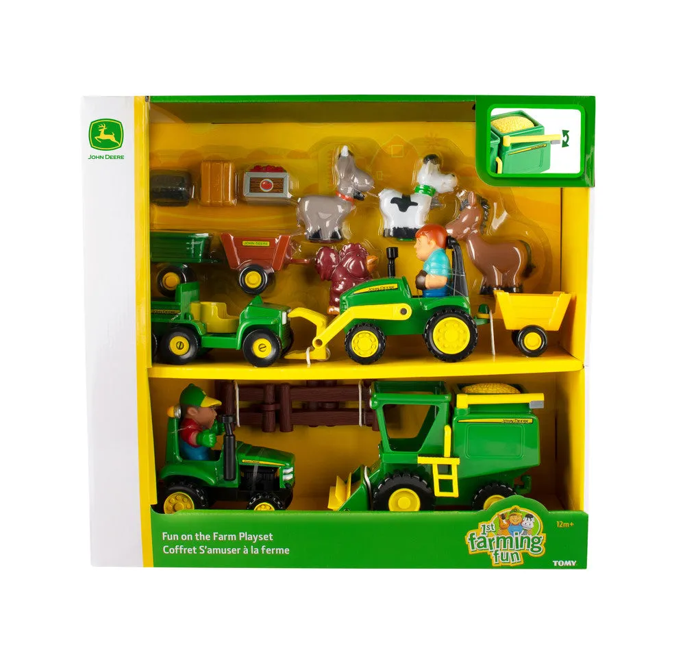 John Deere 20-Piece 1st Farming Fun Playset Toy