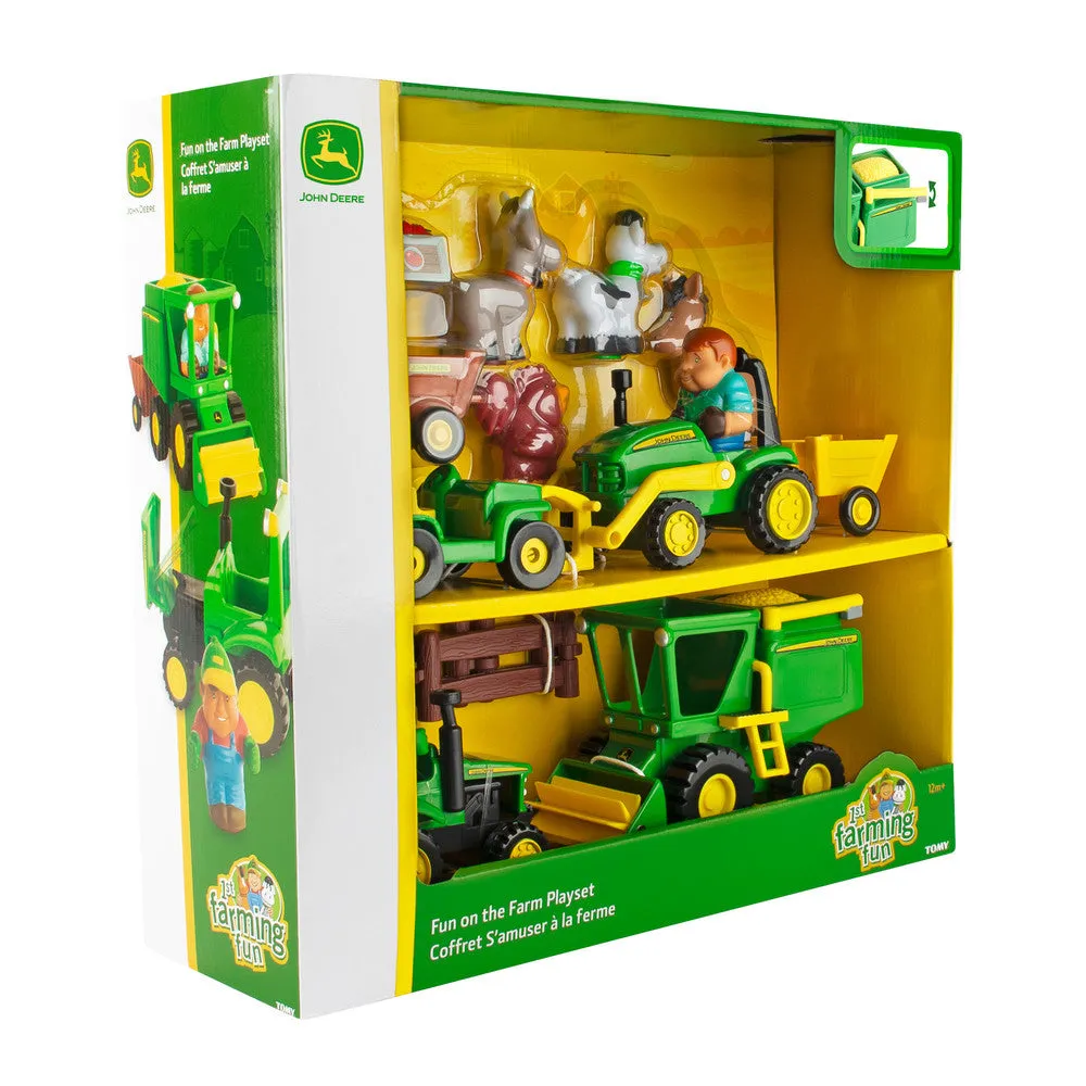 John Deere 20-Piece 1st Farming Fun Playset Toy