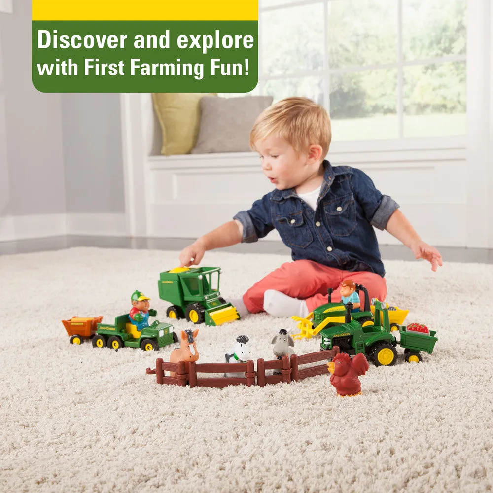 John Deere 20-Piece 1st Farming Fun Playset Toy