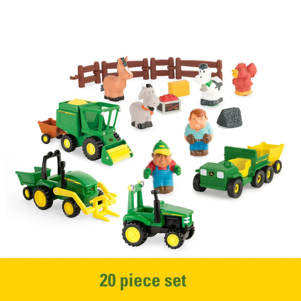 John Deere 20-Piece 1st Farming Fun Playset Toy