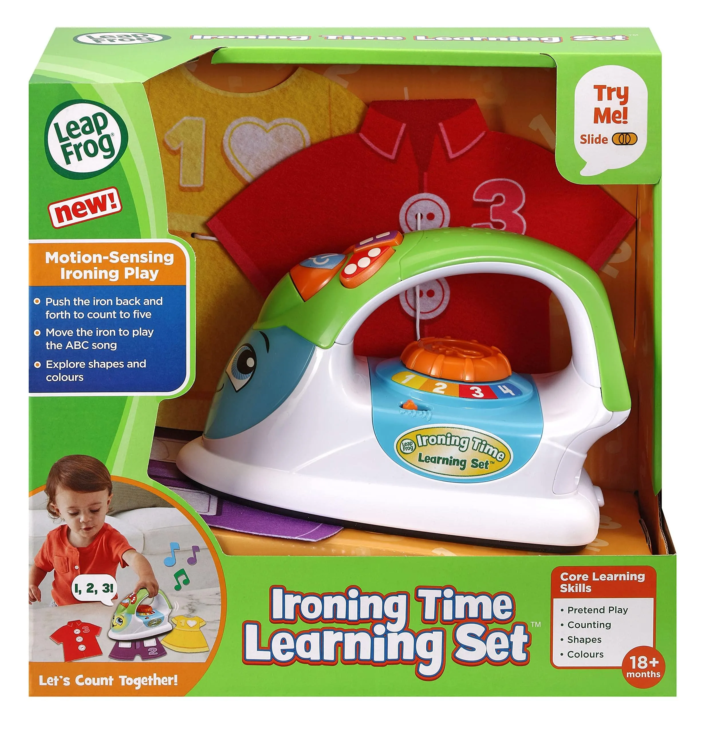 LeapFrog 614703 Ironing Time Learning Set, Multi, 11.4 x 17.3 x 10.5 cm