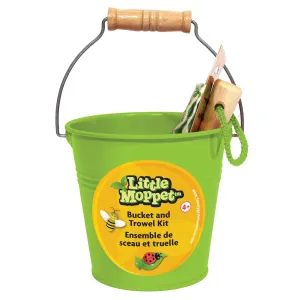 Little Moppet Bucket And Trowel Kit Green