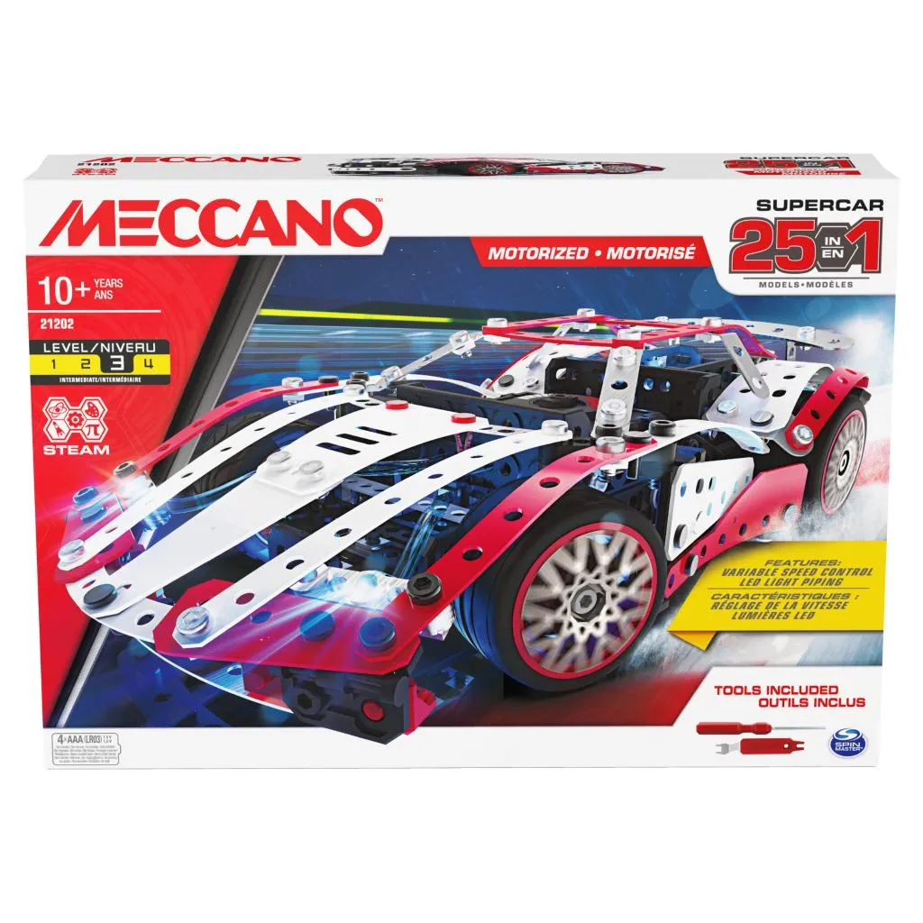 Meccano 25 In 1 Motorized Supercar