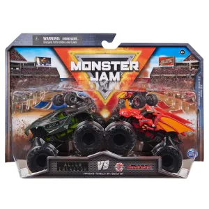 Monster Jam 1:64 2 Pack Alien Invasion And Dragonoid