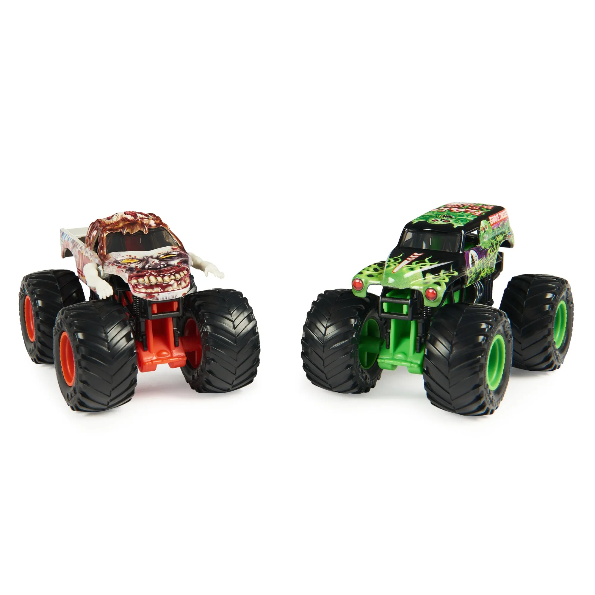 Monster Jam 1:64 2 Pack Grave Digger And Zombie