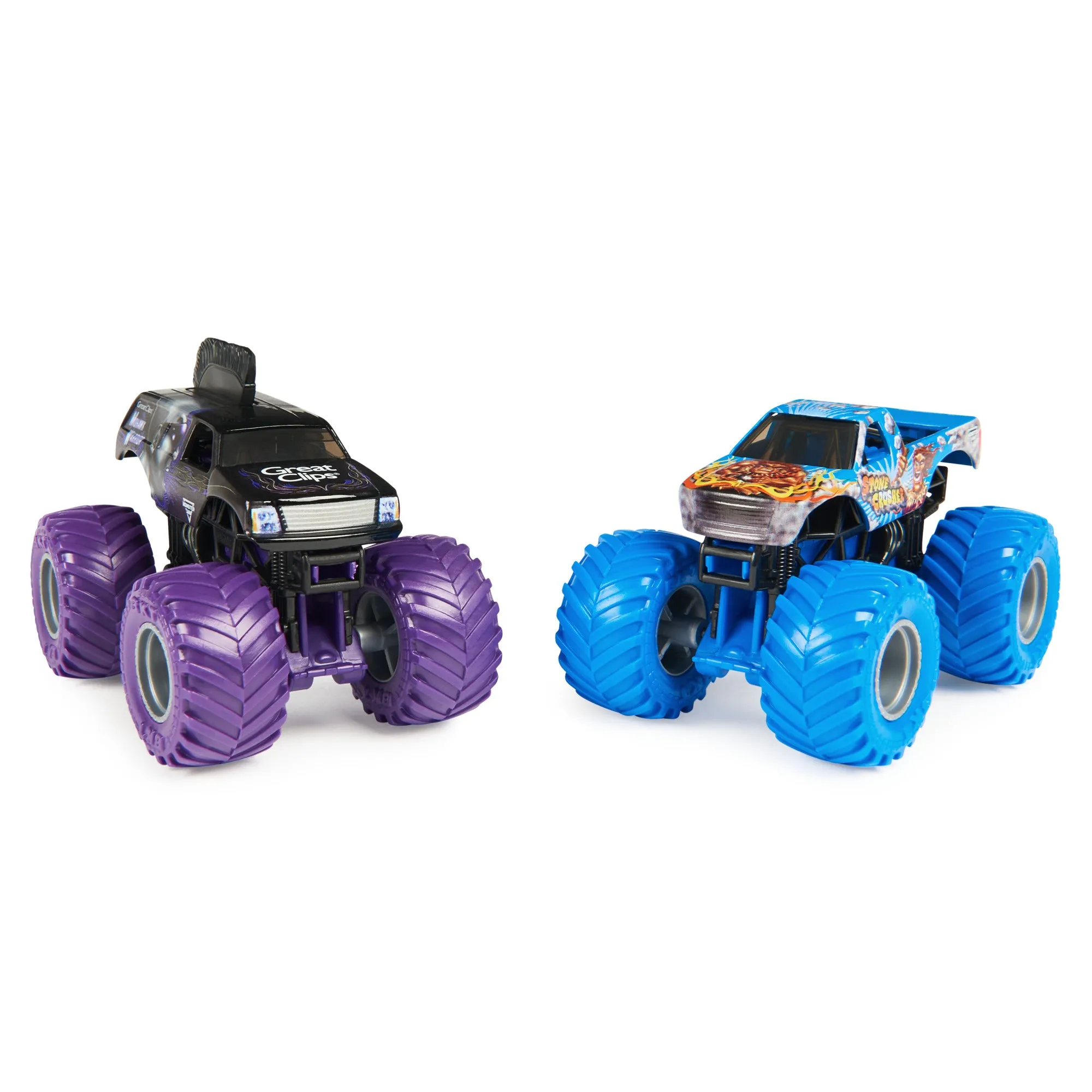 Monster Jam 1:64 2 Pack Mohawk Warrior And Stone Crusher