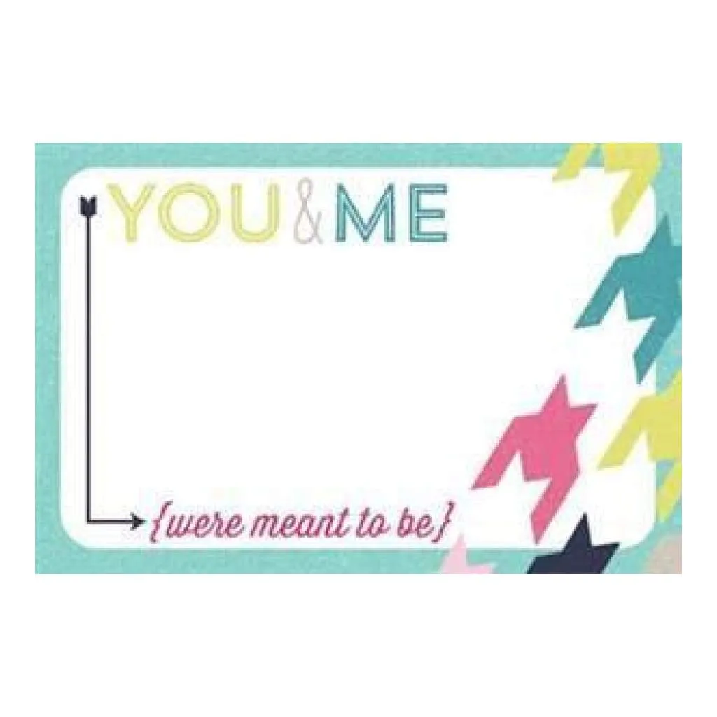 My Mind's Eye - Cut & Paste - Adorbs - Be 4X6 Journal Card*