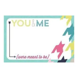 My Mind's Eye - Cut & Paste - Adorbs - Be 4X6 Journal Card*