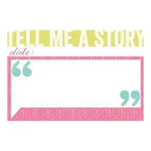 My Mind's Eye - Cut & Paste - Adorbs - Story 4X6 Journal Card*
