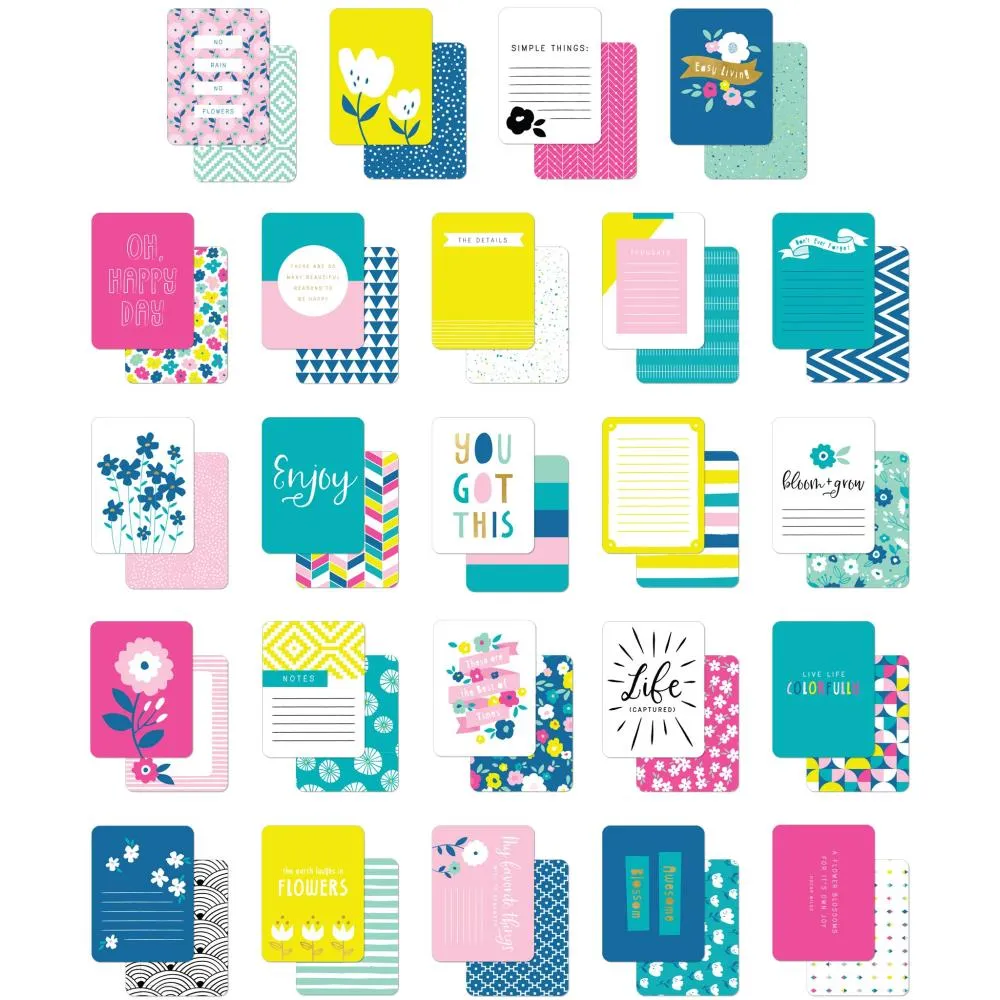 My Minds Eye - Double-Sided Journal Cards 24 per pack - One Fine Day