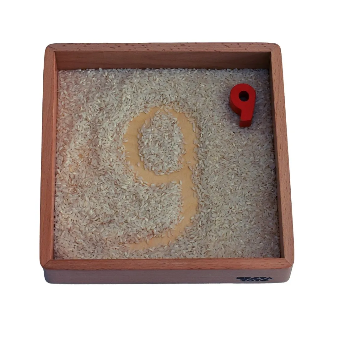 Nesta Toys Wooden Sensory Tool Toy Set of 6 with Montessori Tray - Montessori Toys for Kids Ages 2 