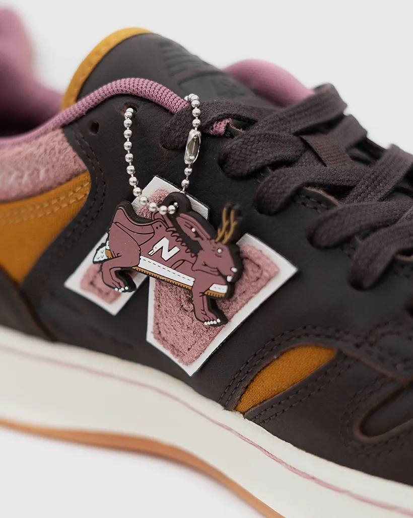New Balance 480 x Jeremy Fish Shoe - Pink/Brown