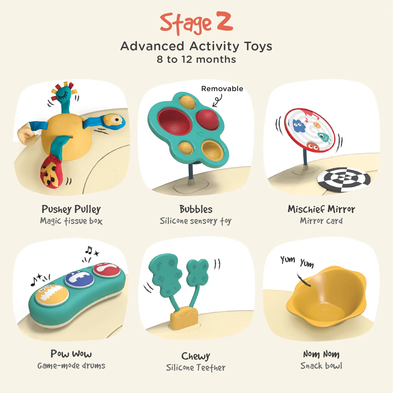Oribel PortaPlay Monsterland Adventures & Child Stools Combo