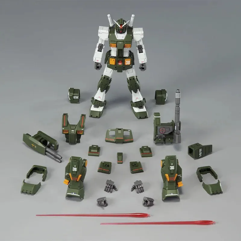 Original Bandai MG 1/100 FA-78-1 FULL ARMOR GUNDAM PB Limited Anime Action Figure Assembly Model Kit Robot Toys