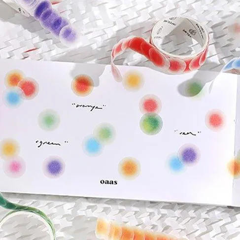 PaperMore Special-shaped Washi Tape Light and Shadow Afterglow Series 6 Types NP-000099