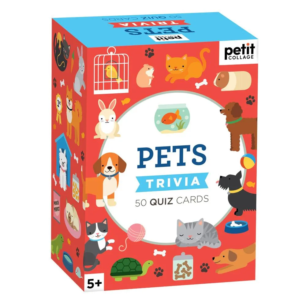 Petit Collage Trivia Cards - Pets