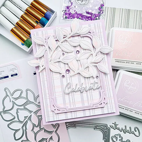 Pinkfresh Studio Press Plate Plaid