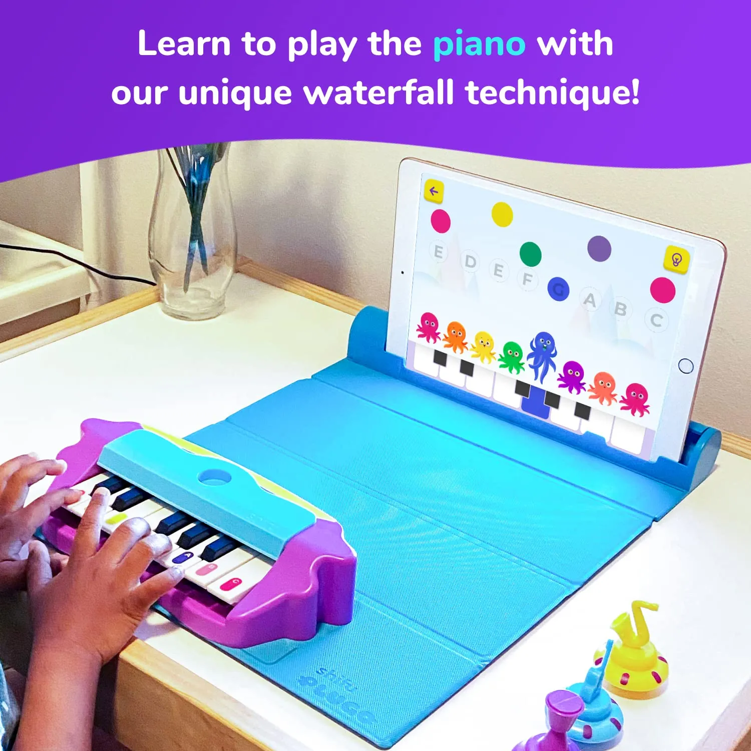 PlayShifu Plugo Tunes - Piano Learning Musical STEM Kit for Kids Ages 4 Years & Up (App Based, Device Not Included)