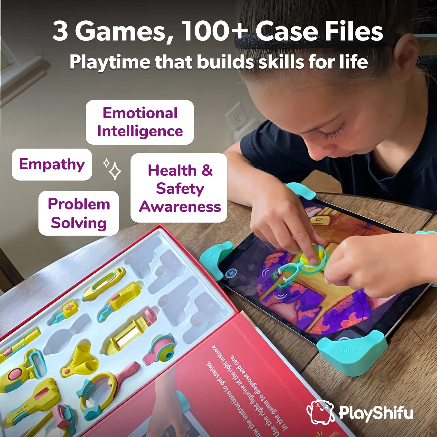 PlayShifu Tacto Doctor - Interactive STEM Pretend Play with Real Learning Game for Kids Ages 4 Years & Up (Tablet Not Included)