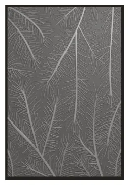 Poppy Crafts 3D Embossing Folder #123 - Pine Nettle