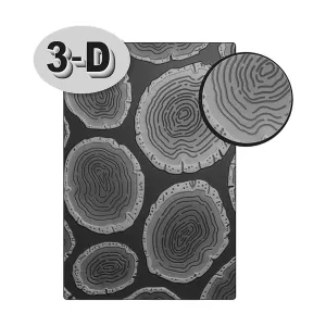 Poppy Crafts 3D Embossing Folder #52 - Tree Cookies