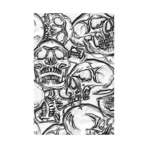 Poppy Crafts 3D Embossing Folder #64 - Skulls