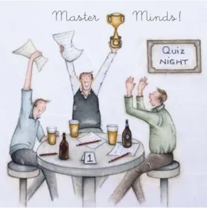 "Master Minds" Greeting Card from Berni Parker