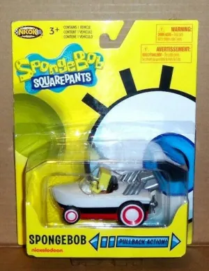 Racing Spongebob Squarepants Patrick Pullback Action Hot Rod Boat