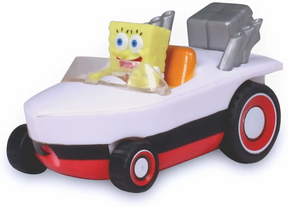 Racing Spongebob Squarepants Patrick Pullback Action Hot Rod Boat