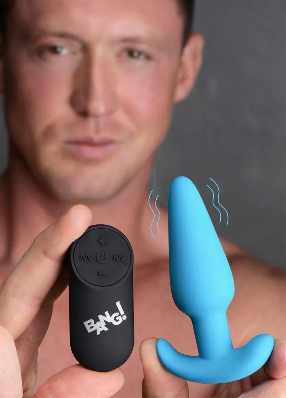 Remote Control 21X Vibrating Silicone Butt Plug