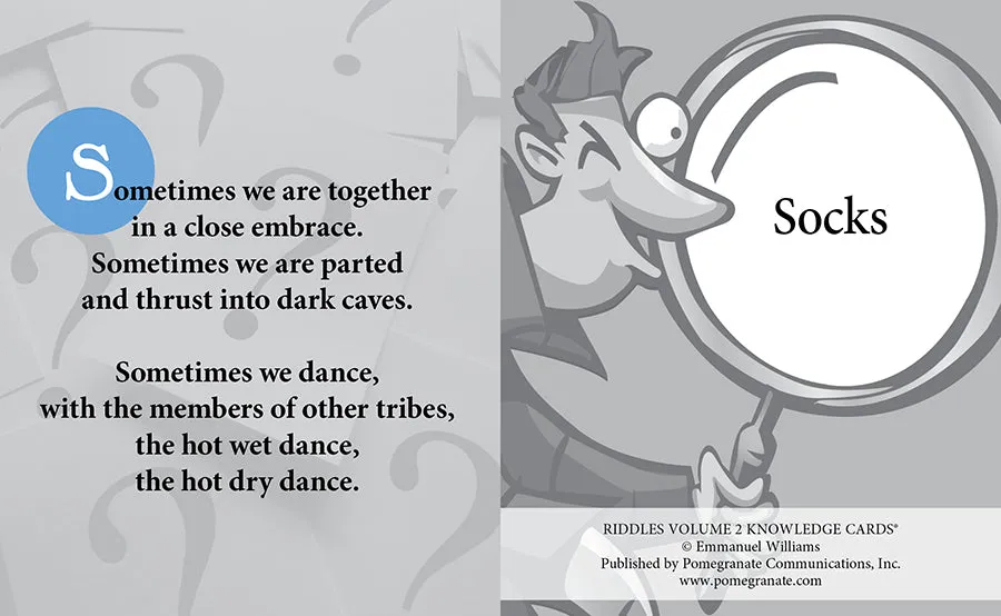 Riddles Knowledge Card Deck Vol 2