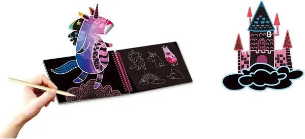 Scratch Greeting Cards- Travel to the Magical World