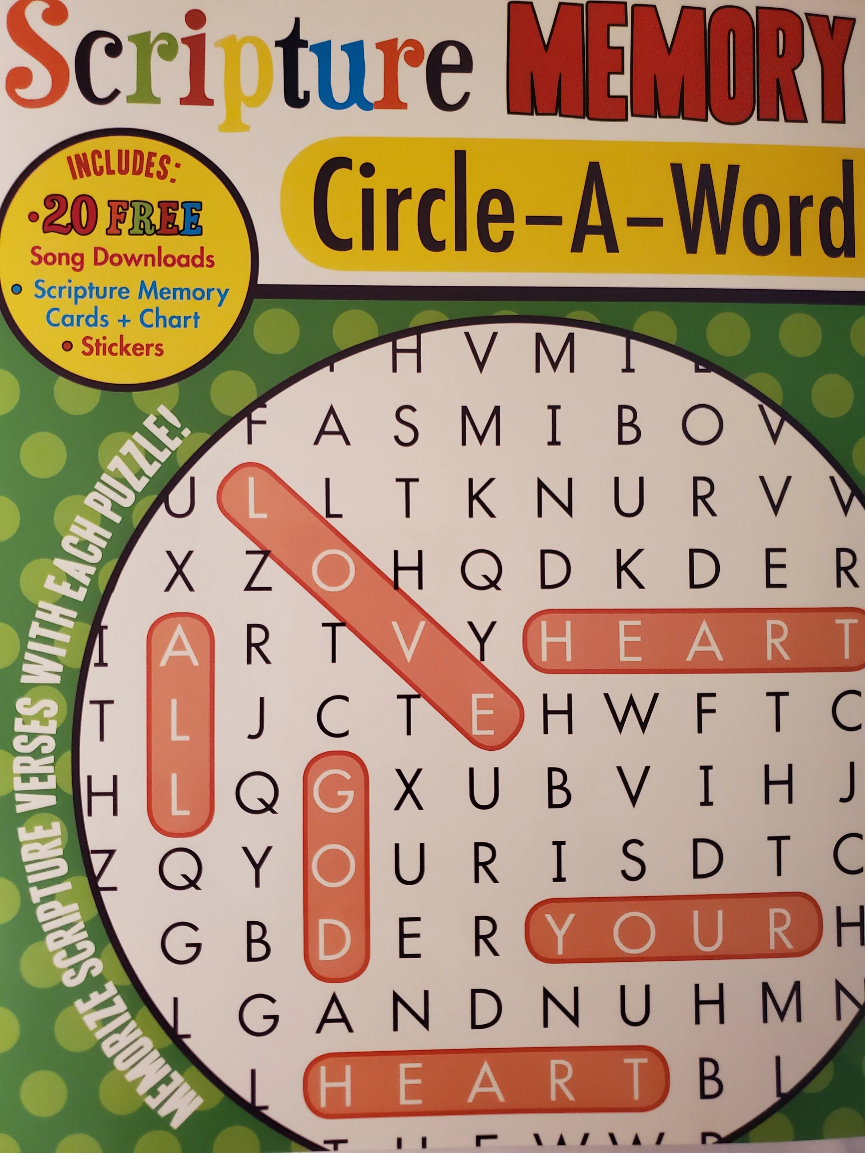 Scripture Memory Circle-A-Word
