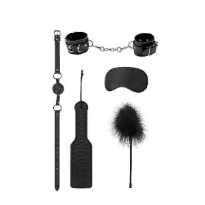 Shots Ouch! 5-Piece Introductory Bondage Kit #4 Black