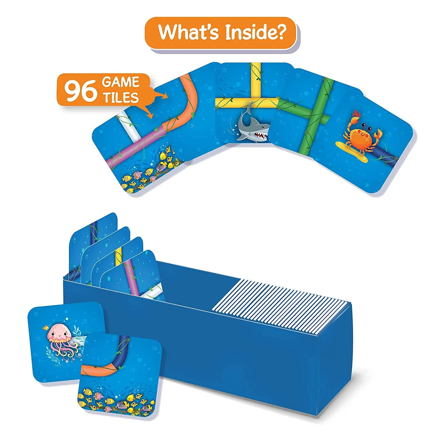 Skillmatics Connectors Think & Link Shark Attack - Family Game for Ages 6 