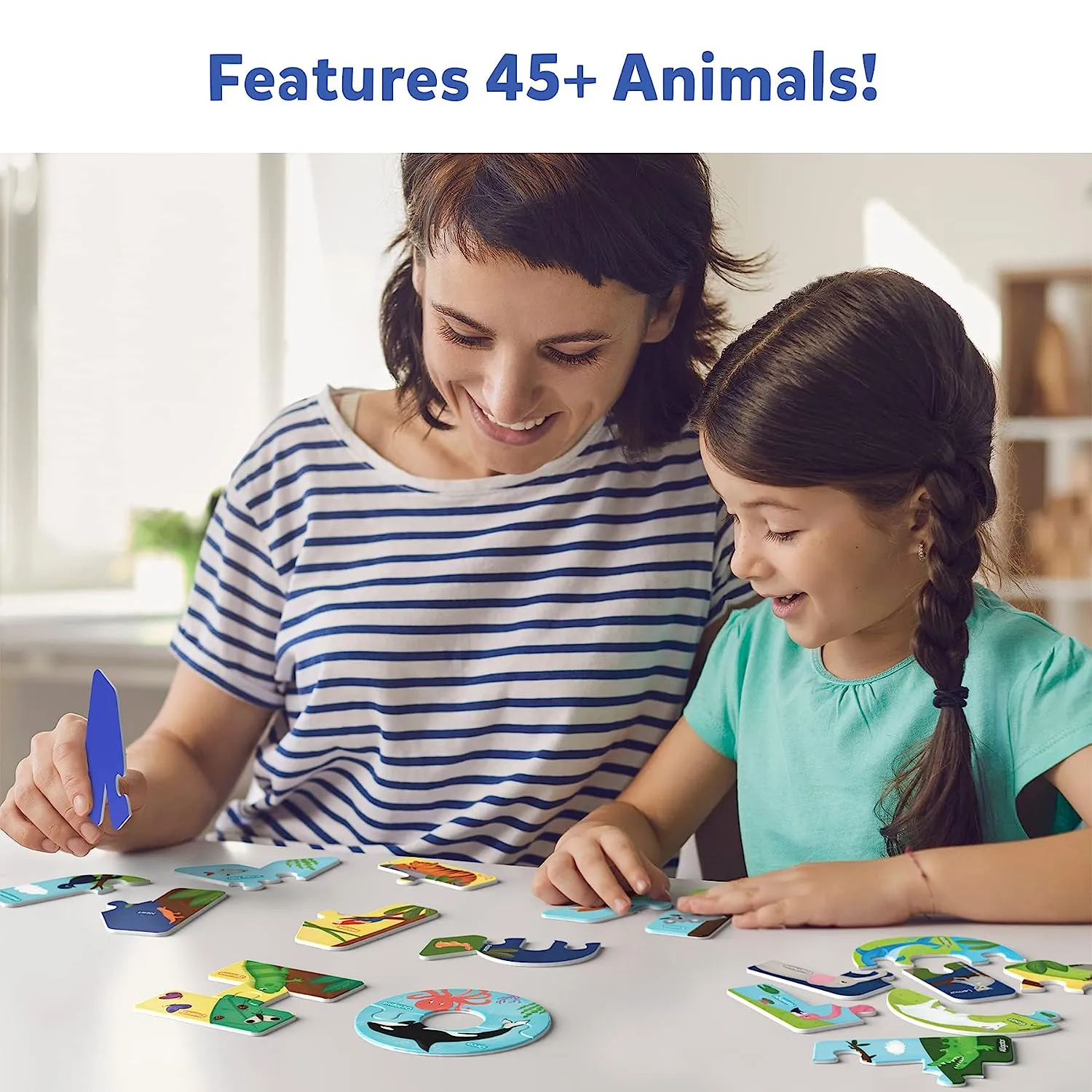 Skillmatics The Animal Alphabet 52 Piece Jigsaw Puzzle for Learning ABCs and Letters for Kids Ages 3-6 Years