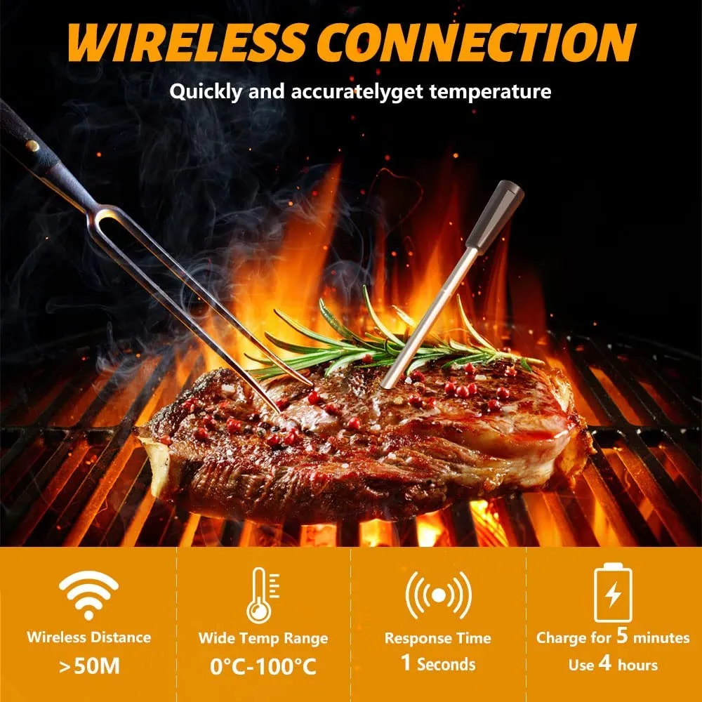 Smart Meat Thermometer with Bluetooth