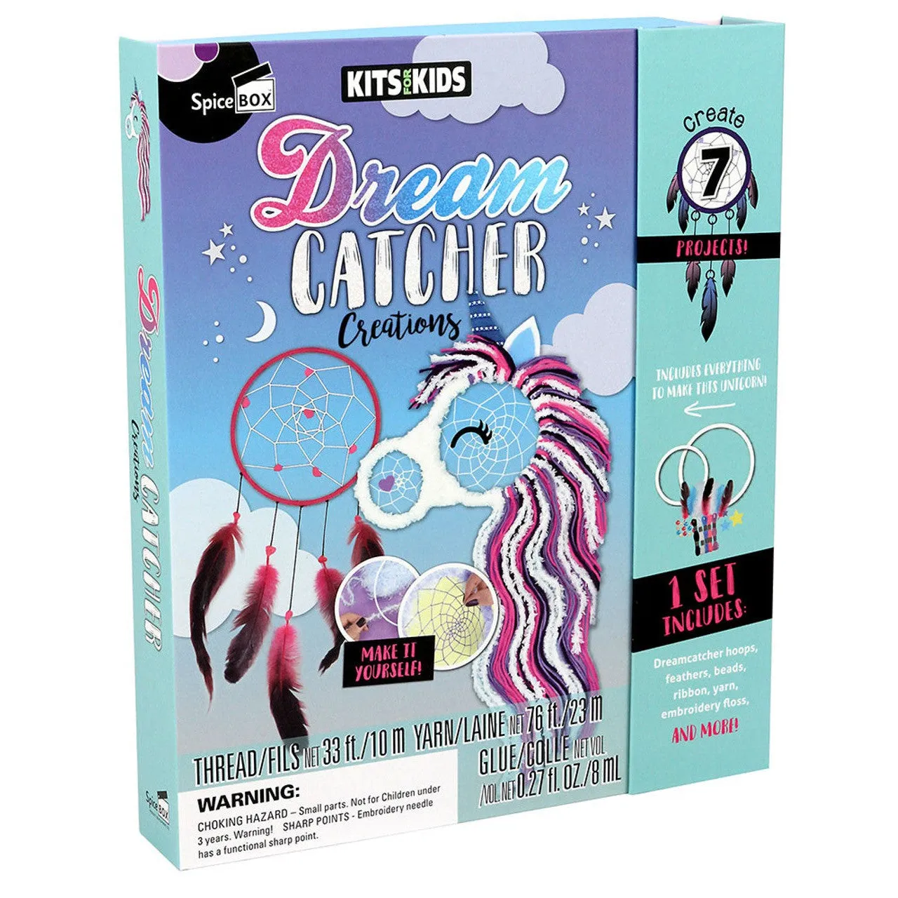 SpiceBox Kits for Kids Dreamcatcher Creations
