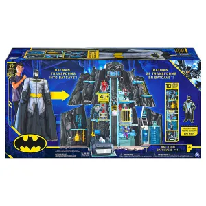 Spin Master DC Batman Bat-Tech Batcave 2-in-1 Transforming Playset