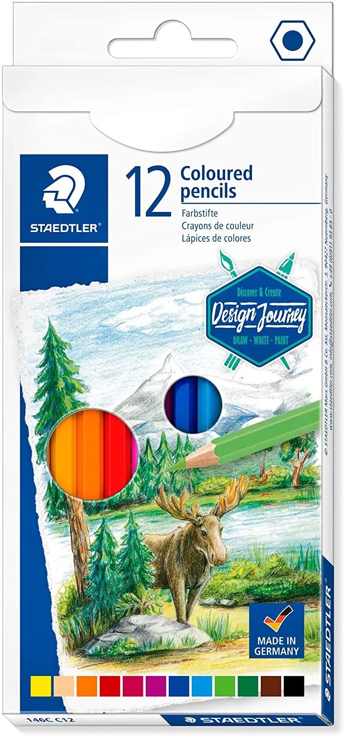 Staedtler 146C Coloured pencils permanent  Set of 12 Color