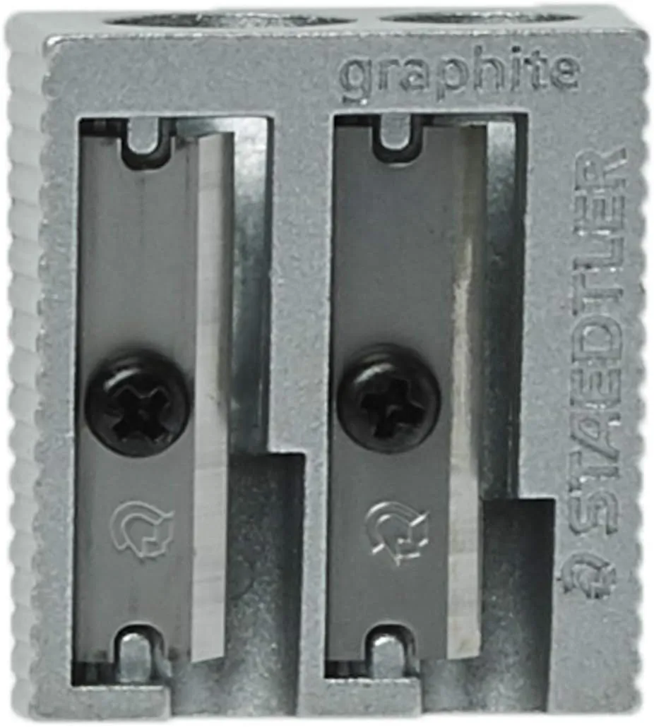 Staedtler Single Double Hole Metal Sharpener (Box of 20 Pcs)
